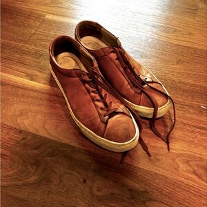 Lightly Used Brown Leather Koio Sneakers 11 Good Condition